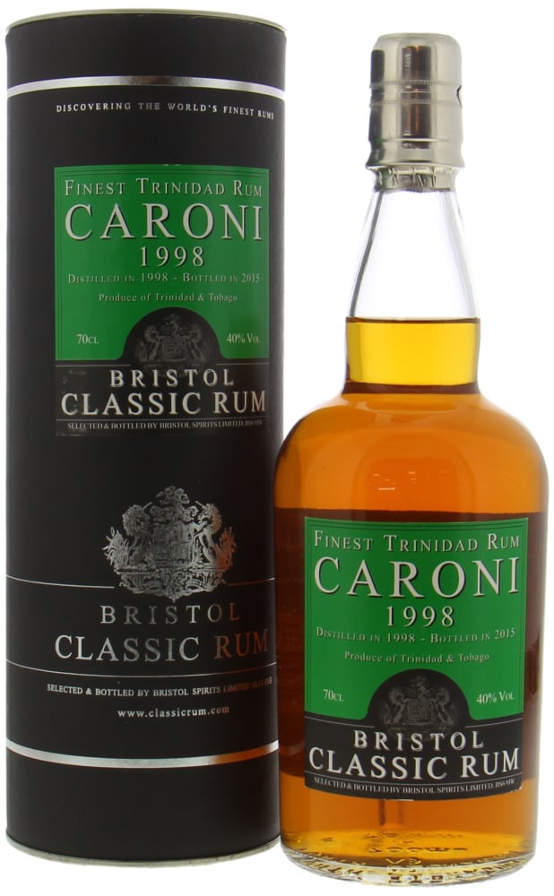 Caroni - 1998 Bristol Classic Rum 40% 1997 In Original Carton 10015