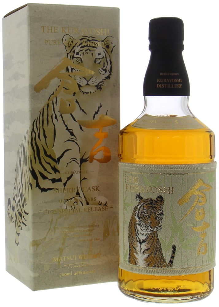 Matsui Shuzo - The Kurayoshi 5 Years Old Year of the Tiger Special Release 2022 46% NV In Orginal Box