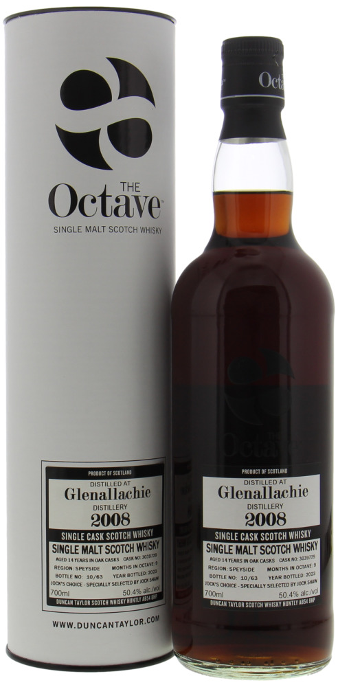 Glenallachie - 14 Years Old Cask 3039729 Specially Selected By Jock Shaw 50.4% 2008