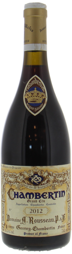 Armand Rousseau - Chambertin 2012 Bottle number digitally removed 10108