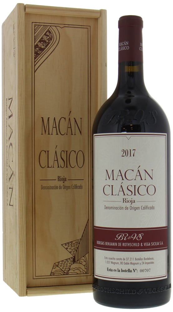 Benjamin de Rothschild & Vega Sicilia - Macan Classico 2017 Perfect