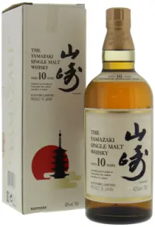 Yamazaki 10 Years Old Red Sun Box 40 NV Buy Online Best of