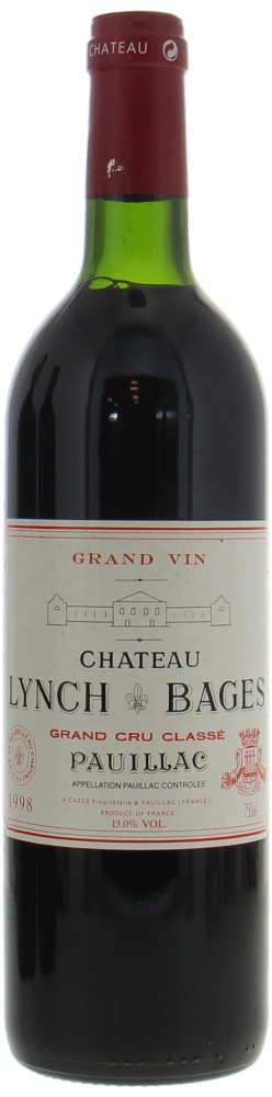 Chateau Lynch Bages - Chateau Lynch Bages 1998 From Original Wooden Case