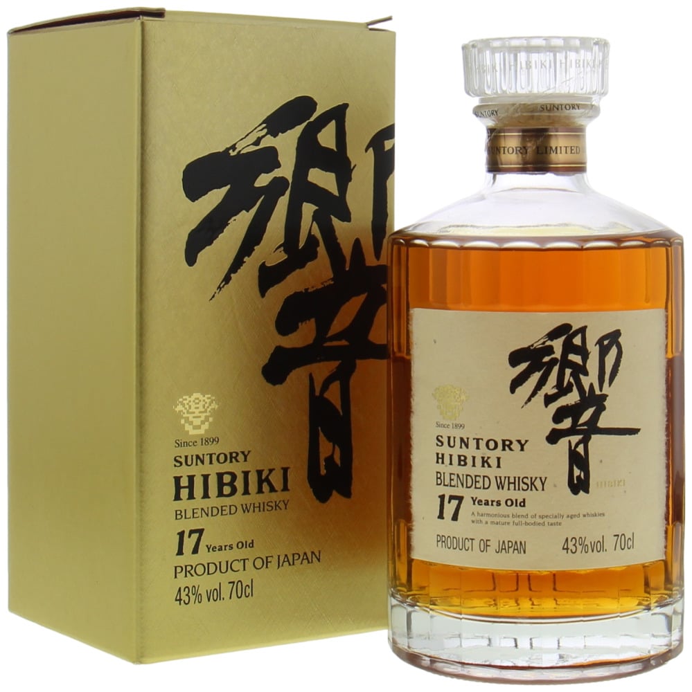 Hibiki - 17 Years Old Gold Box for the UK 43% NV In Original box, Slightly lower filling. 10109