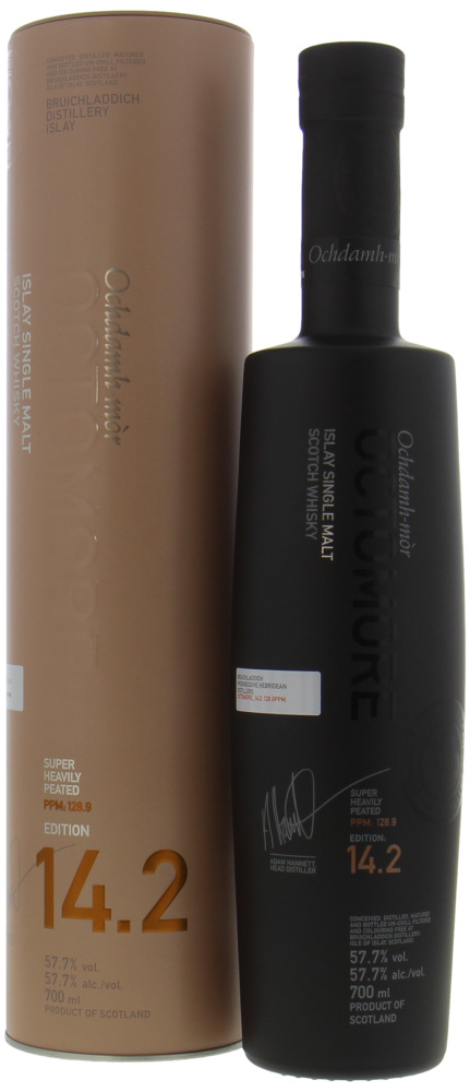 Octomore - Edition 14.2 / 128.9 PPM The Impossible Equation 57.7% 2017 In Original Container