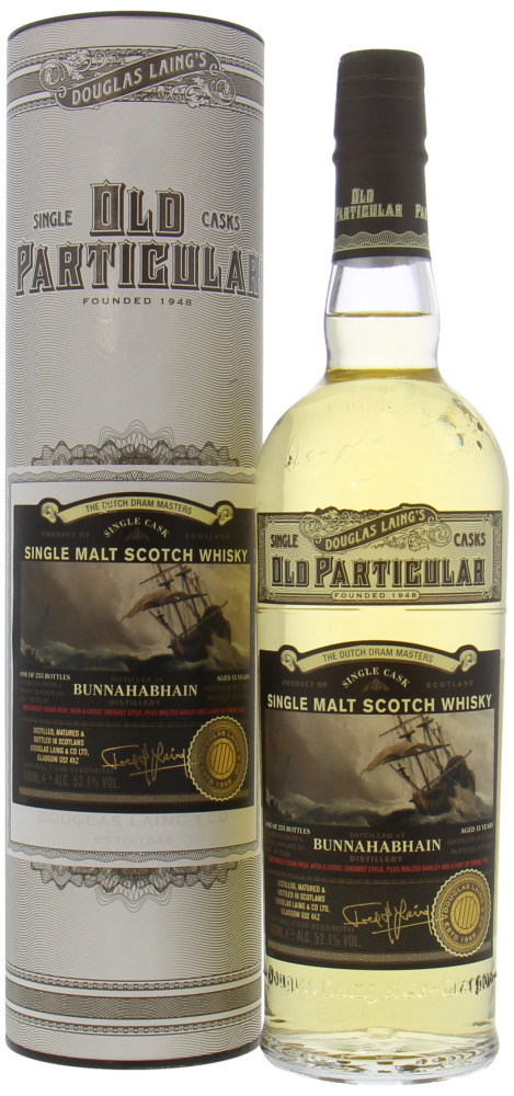 Bunnahabhain - 15 Years Old Particular The Dutch Dram Masters Cask DL17249 52.1% 2007 In Original Container
