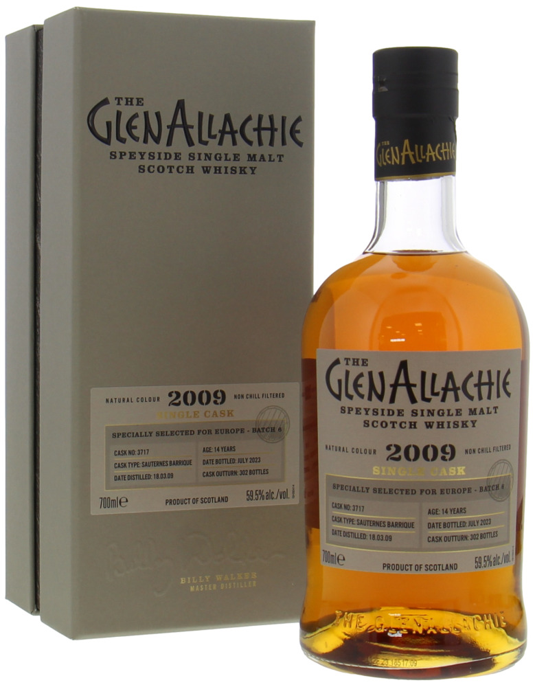 Glenallachie - Single Cask for Europe Batch 6 Cask 3717 14 Years Old 59.5% 2009 In Original Box
