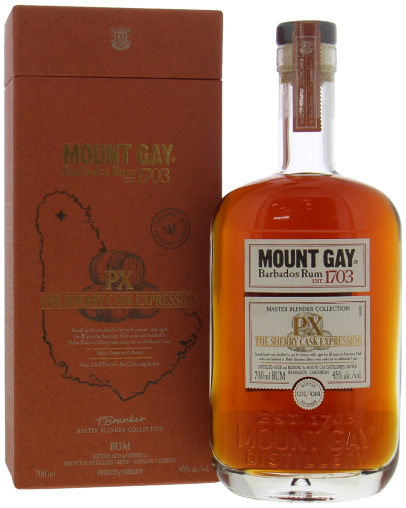 Mount Gay - PX The Sherry Cask Expression 45% NV In Original Box