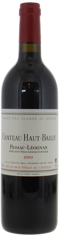 Chateau Haut Bailly - Chateau Haut Bailly 1999 From Original Wooden Case