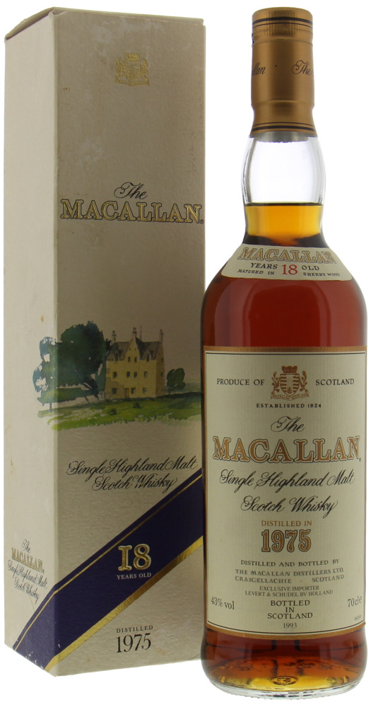 Macallan - 18 Years Old Vintage 1975 Levert & Schudel 43% 1975 10112