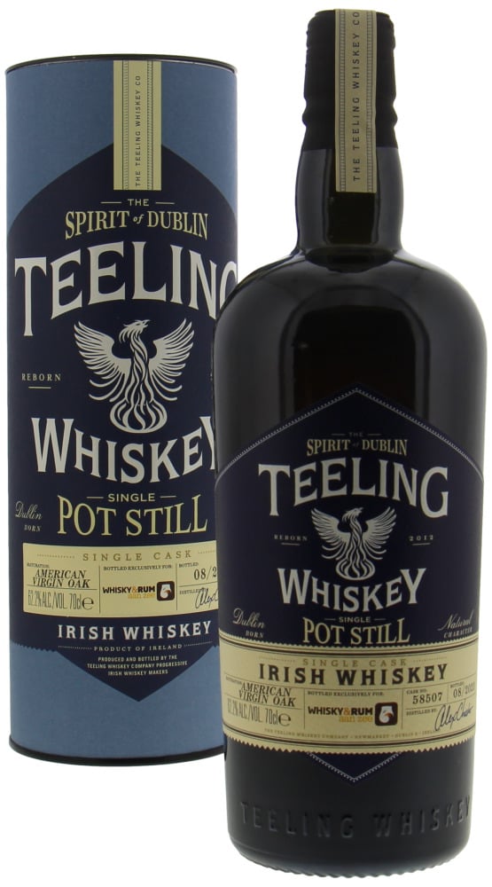 Teeling - Cask 58507 For Whisky & Rum aan Zee Festival Botteling 62.2% NV In Original Container