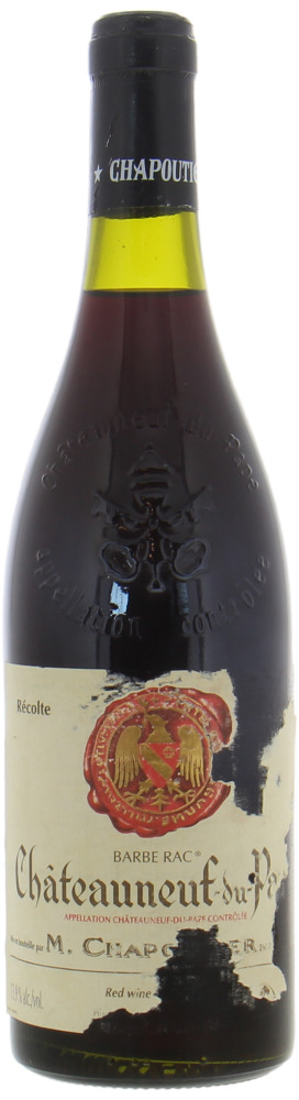 M. Chapoutier - Chateauneuf du Pape Barbe Rac 1992 Perfect
