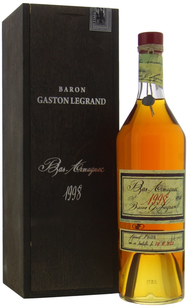 Gaston Legrand - Bas-Armagnac 40% 1998 In Original Box
