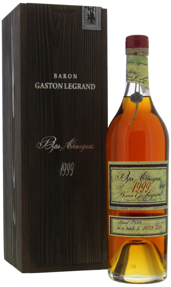 Gaston Legrand - Bas-Armagnac 40% 1999 In Original Box