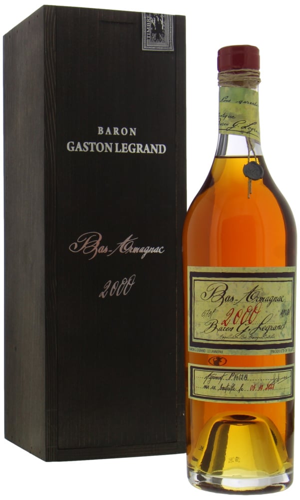 Gaston Legrand - Bas-Armagnac 40% 2000 In Original Box