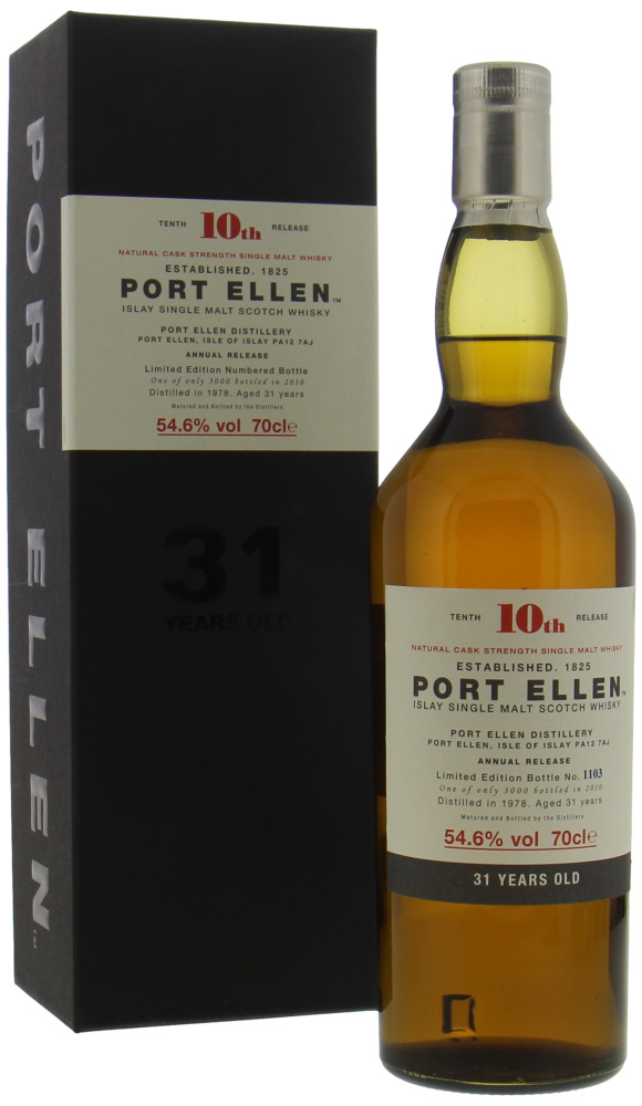 Port Ellen - 10th Release 54.6% 1978 In Original Box 10114