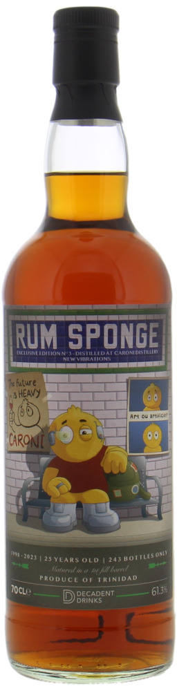 Caroni - 25 Years Old Rum Sponge 61.3% 1998