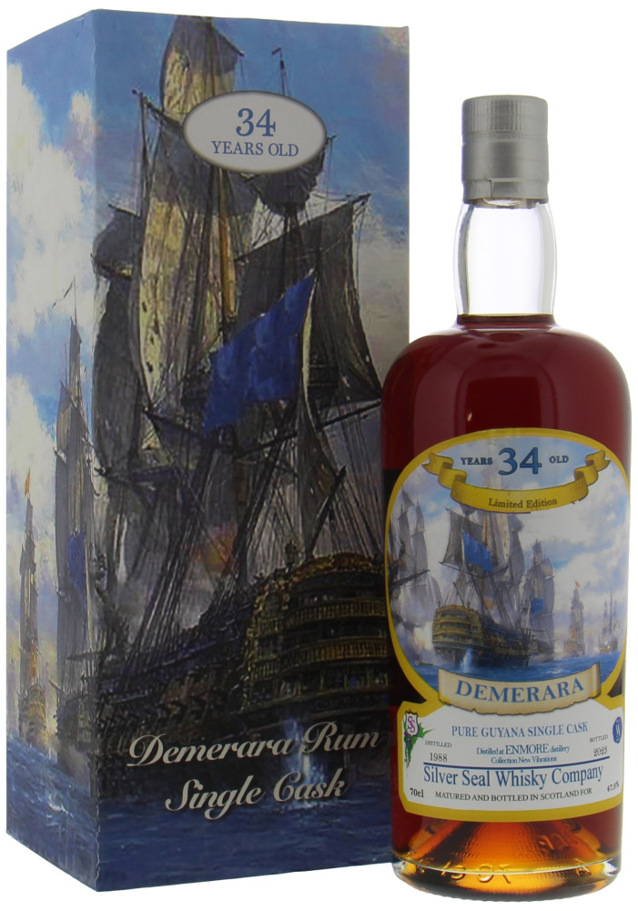 Enmore - 34 Years Old Silver Seal Cask Z88/14 47.9% 1988