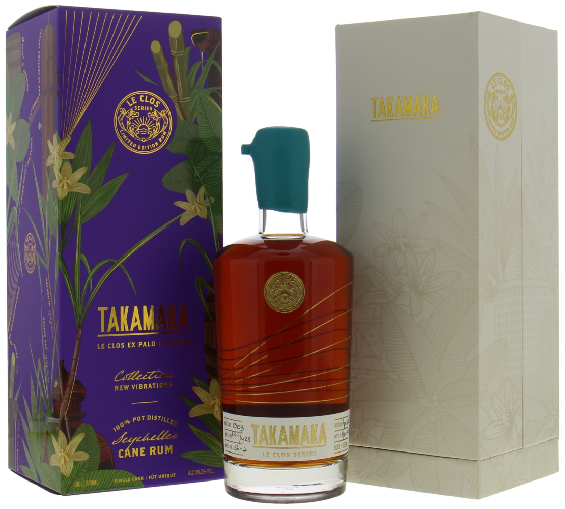 Takamaka - Seychelles cane rum New Vibrations 56.2% 2019 In Original Box