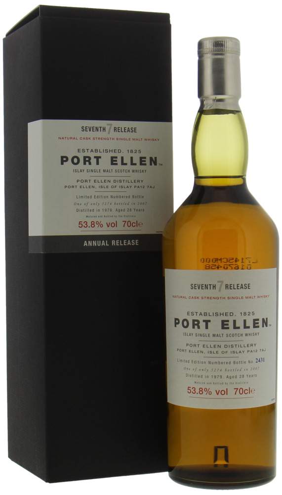 Port Ellen - 7th Annual Release 28 Years Old 53.8% 1979 IN Original Box 10114