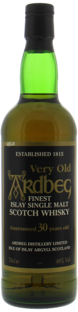 Ardbeg - 30 Years old Very Old Ardbeg 40% NV 10116