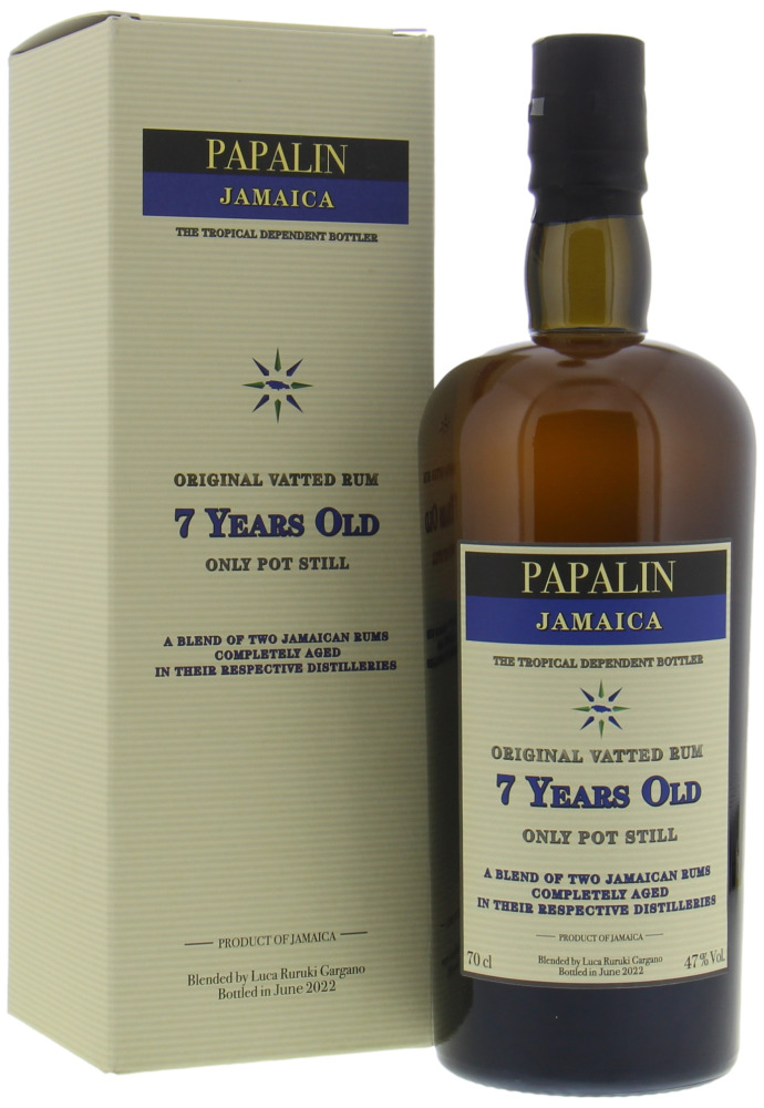 Velier  - Papalin 7 Years Old 2022 47% NV In Original Box