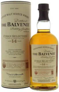 (最終値下げ)バルヴェニー１４年Cuban Selection (希少品) Balvenie 14 Years Old Cuban Selection 43% NV