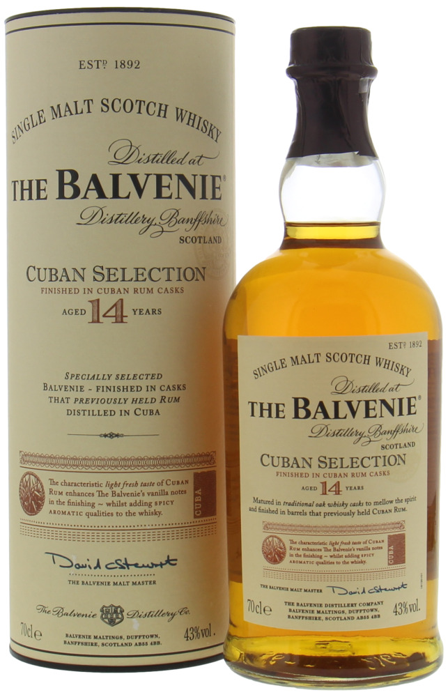 Balvenie - 14 Years Old Cuban Selection 43% NV 10118