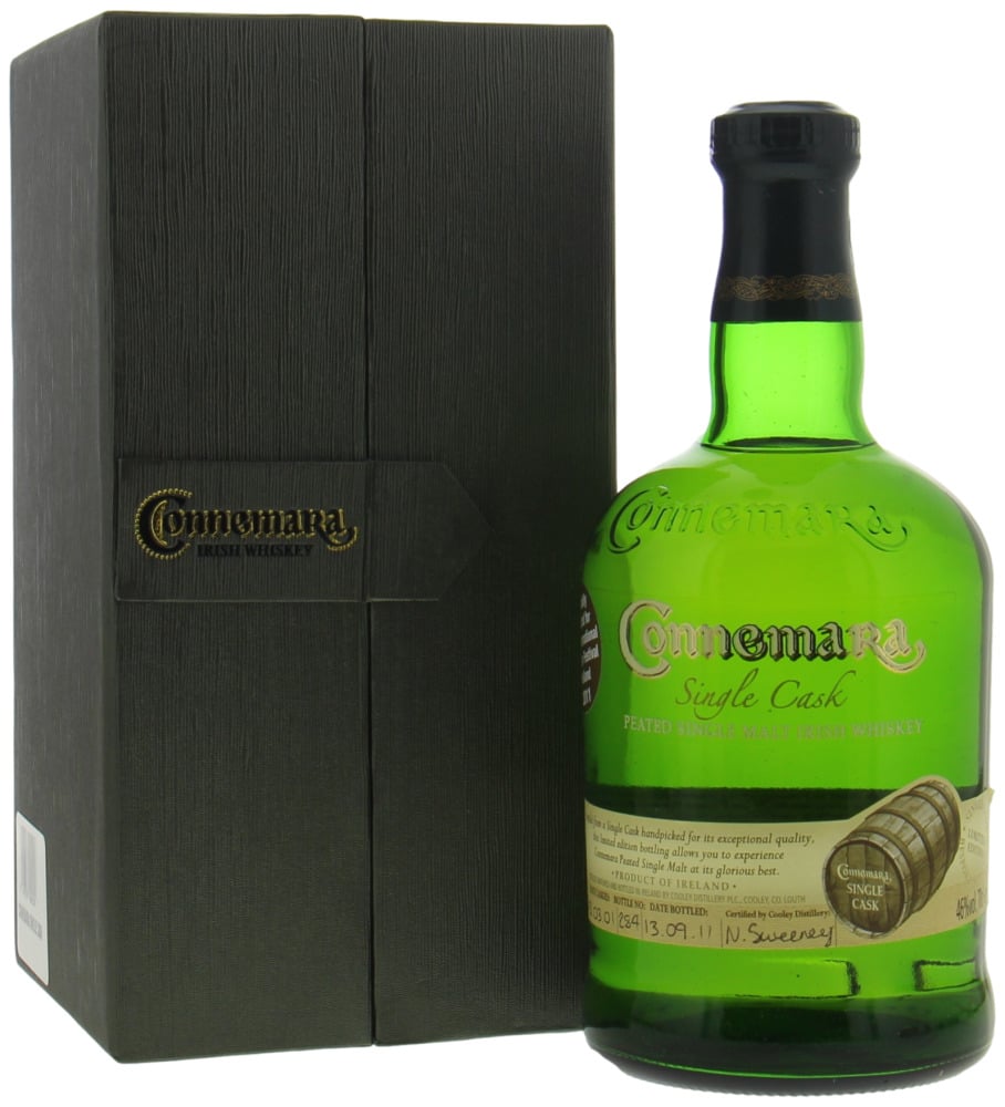 Cooley Distillery - Connemara Cask 1075 for International Whisky Festival Holland 2011 46% 2001 In Original Box, Lower Filling 10118