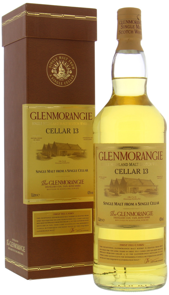 Glenmorangie - Cellar 13 with Distillery Picture 43% NV In Original Box 10118