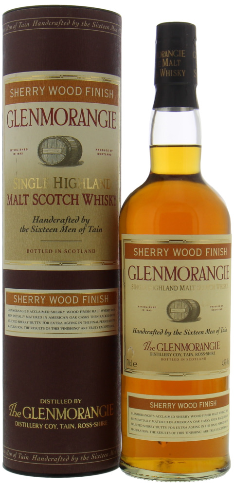 Glenmorangie - Sherry Wood Finish New Striped Label 43% NV 10118