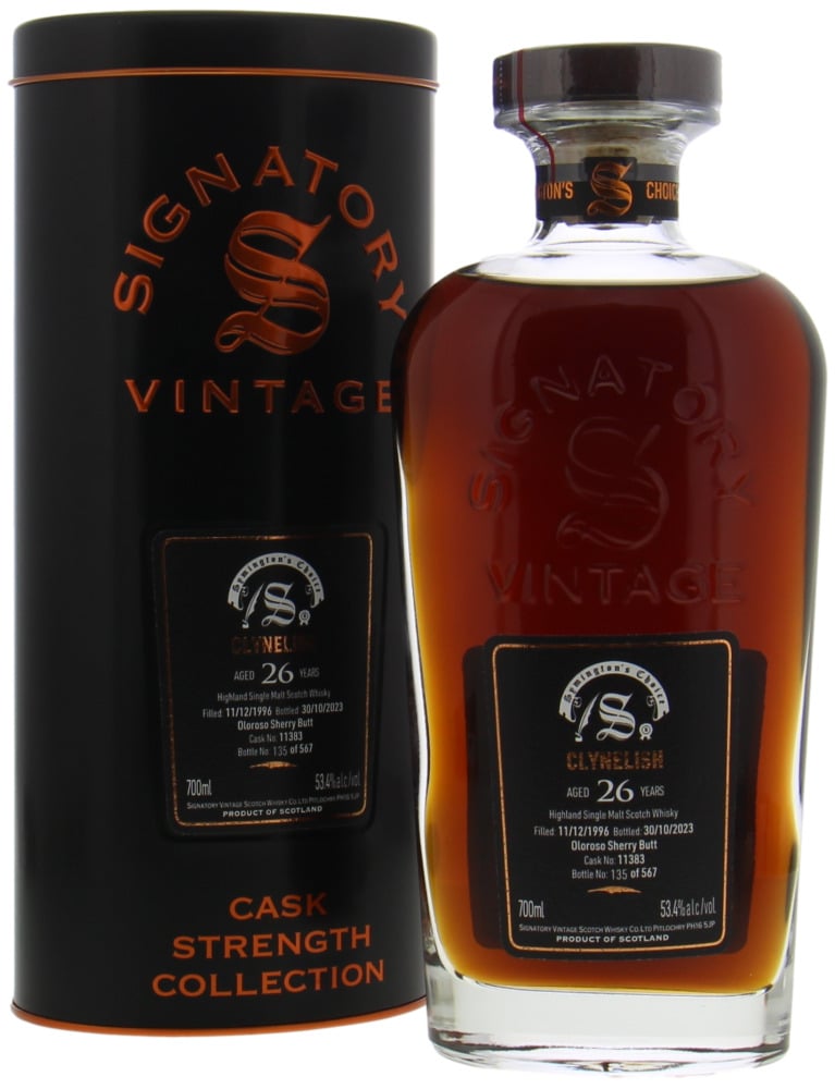 Clynelish - 26 Years Old Signatory Vintage Symington’s Choice Cask 11383 53.4 % 1996 In Original Container
