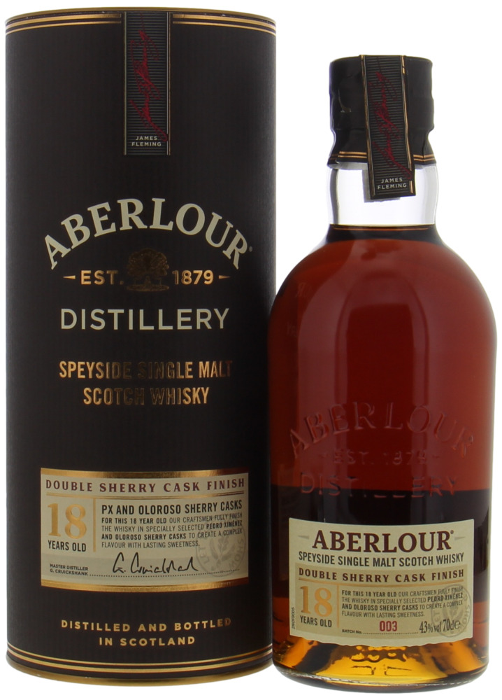 Aberlour - 18 Years Old Batch 3 Double Sherry Cask Finish 43% NV In Original Container