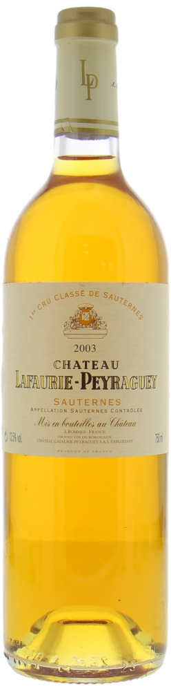 Chateau Lafaurie-Peyraguey - Chateau Lafaurie-Peyraguey 2003 From Original Wooden Case