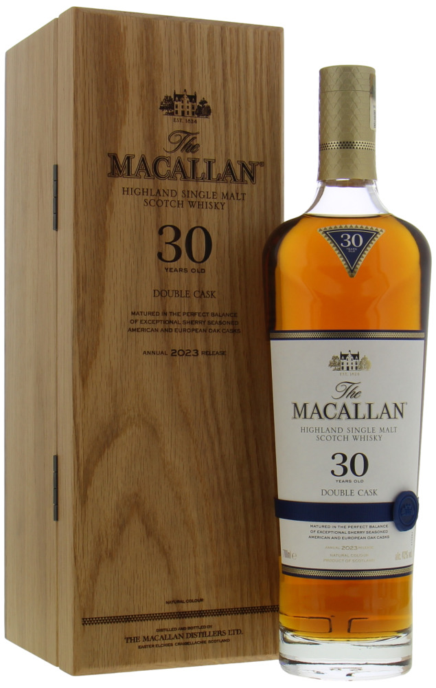 Macallan - 30 Years Old Double Cask Annual 2023 Release 43% NV In Original Box