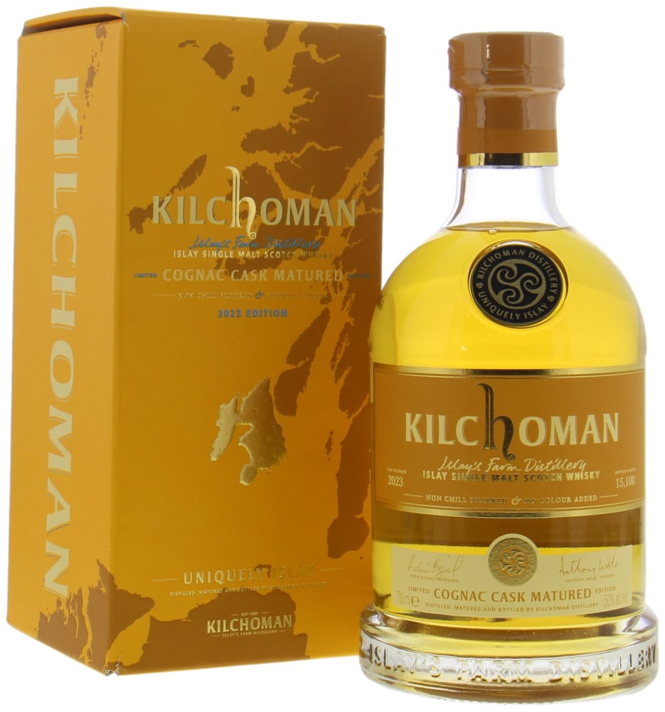 Kilchoman - Cognac Cask Matured Edition 2023 50% NV In Original Box