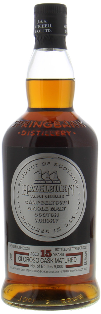 Hazelburn - 15 Years Old Oloroso Cask Matured 2023 Release 55.8% 2008 Perfect