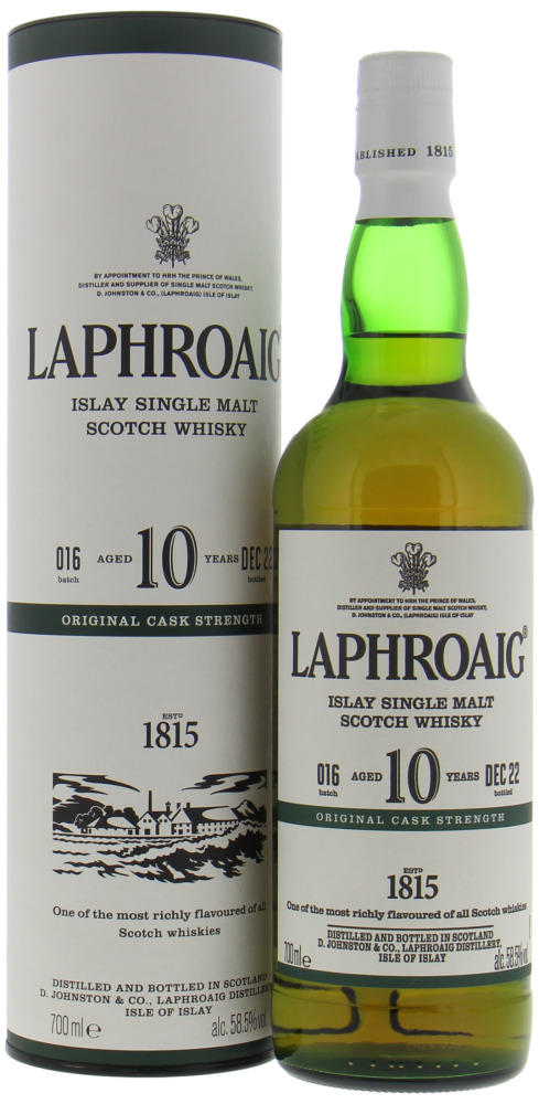 Laphroaig - 10 Years Old Cask Strength Batch #16 58.5% NV In Original Container