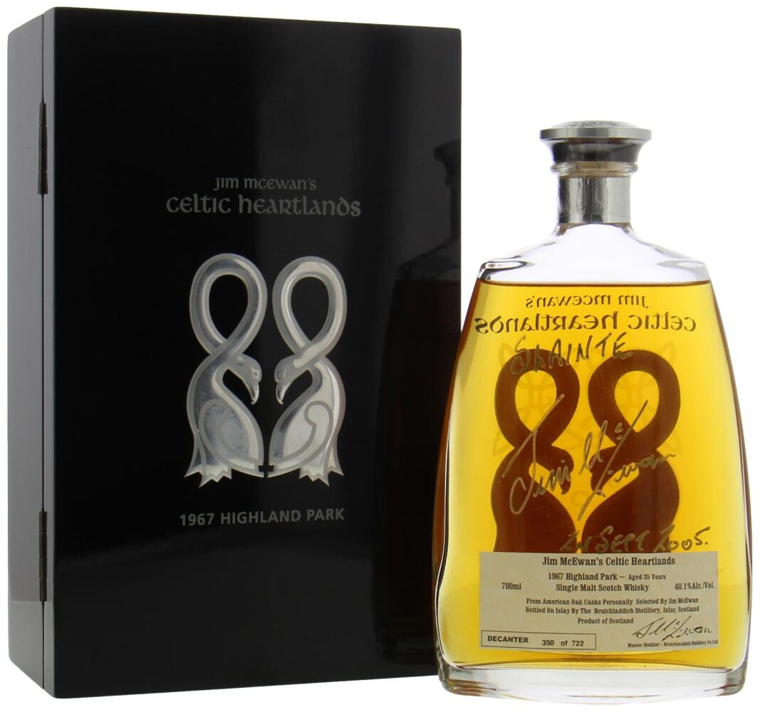 Highland Park - 35 Years Old Celtic Heartlands Autographed 40.1% 1967 In Original Box 10121
