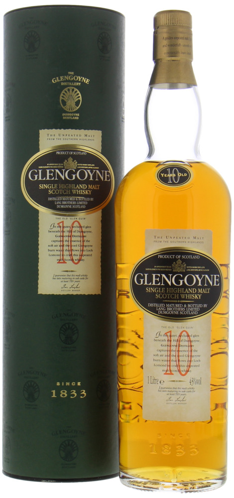 Glengoyne - 10 Years Old Red Ten 43% NV In Original Box