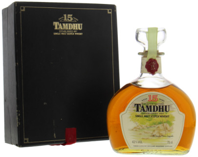 Tamdhu - 15 Years Old Dumpy Decanter Bottle Glass stopper 43% NV