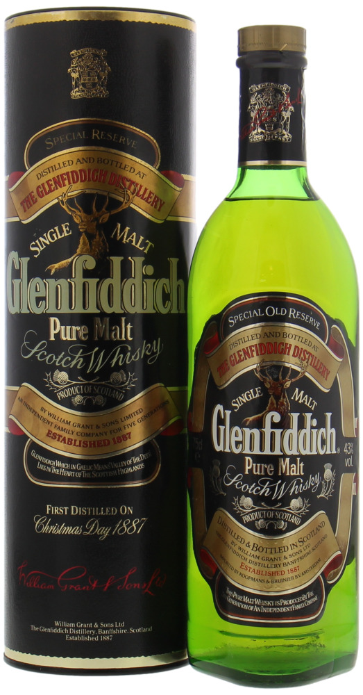 Glenfiddich - 12 Years Old Special Reserve Pure Single Malt 40% NV In Original Container