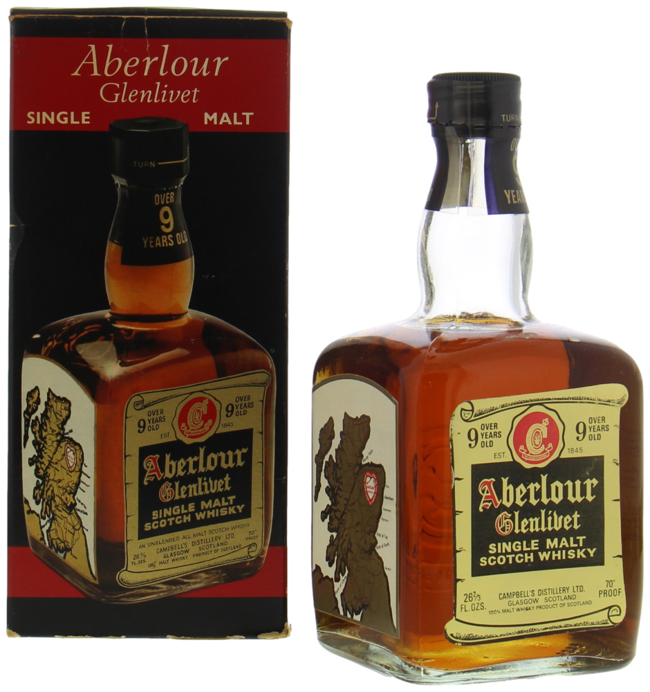 Aberlour - 9 Years Old Campbell's Distillery40% NV Box slightly damaged, Capsule wrap is open, bottle is closed