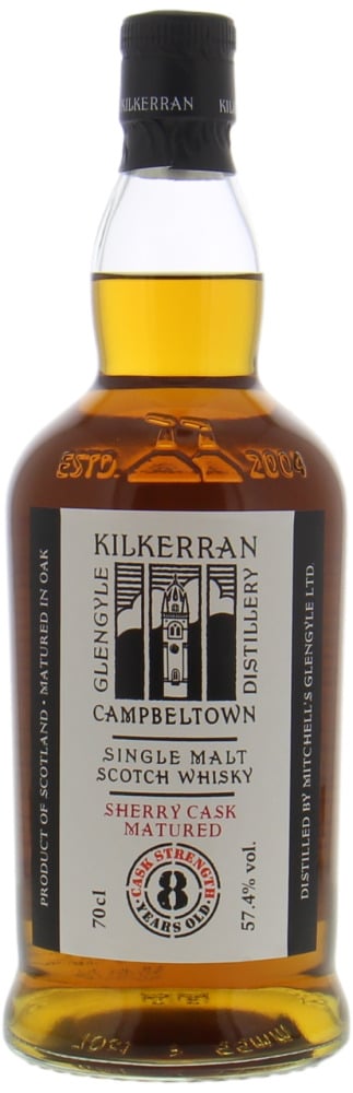 Kilkerran - 8 Years Old Sherry Cask Strength Batch 10 57.4% NV