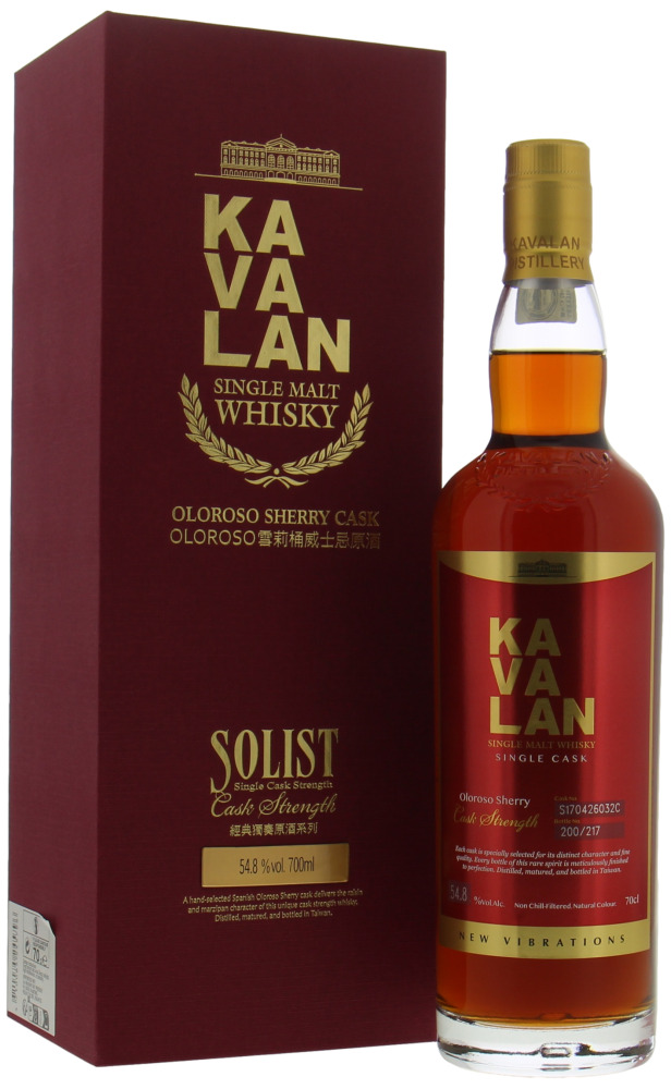 Kavalan - 6 Years Old Oloroso Sherry Cask S170426032C 54.8% 2017
