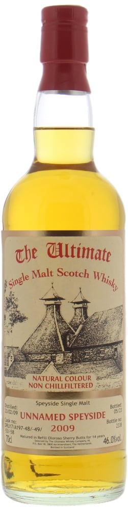 Macallan - Unnamed Speyside 14 Years Old The Ultimate Cask DRU17/A197-48/49/53/58 46% 2009