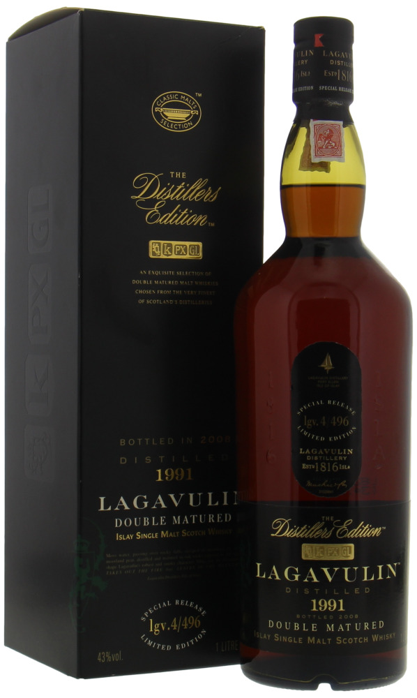 Lagavulin - The Distillers Edition lgv.4/496 43% 1991 10118