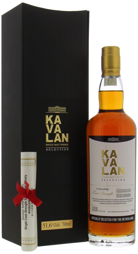 Kavalan - 8 Years Old Selection For the Netherlands Cask B150723030A 51.6% 2015