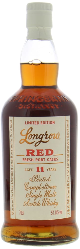 Longrow - 11 Years Old Red Fresh Port Cask 51.8% NV 10128