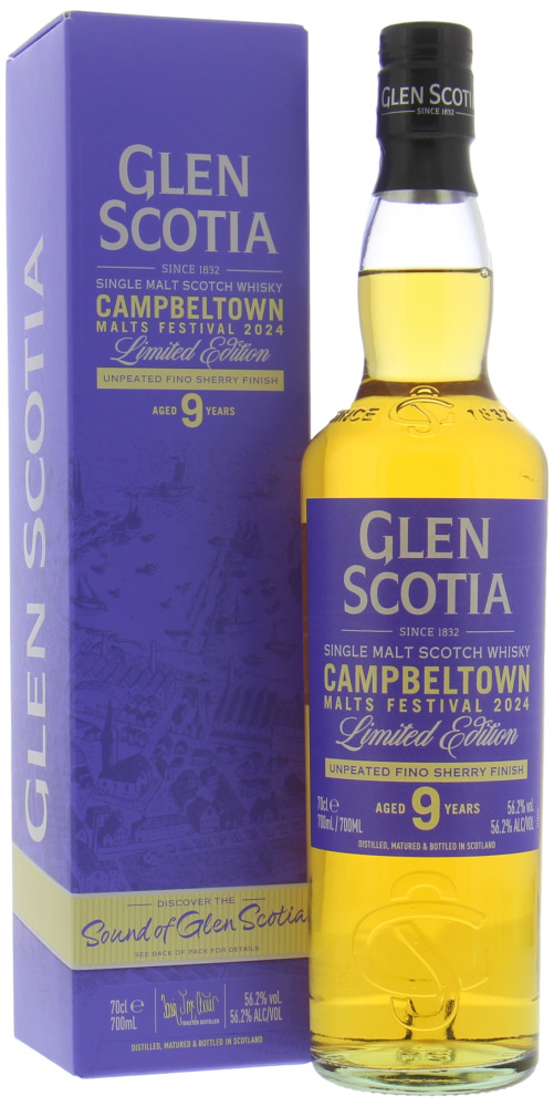 Glen Scotia  - 9 Years Old Campbeltown Malts Festival 2024 56.2% NV